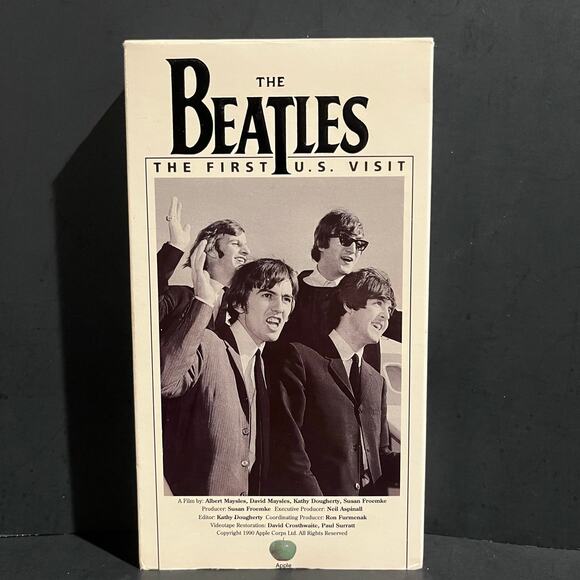 The Beatles: The First U.S. Visit VHS (1991 MPI Home Video, Apple Corps) Rare - Picture 1 of 6